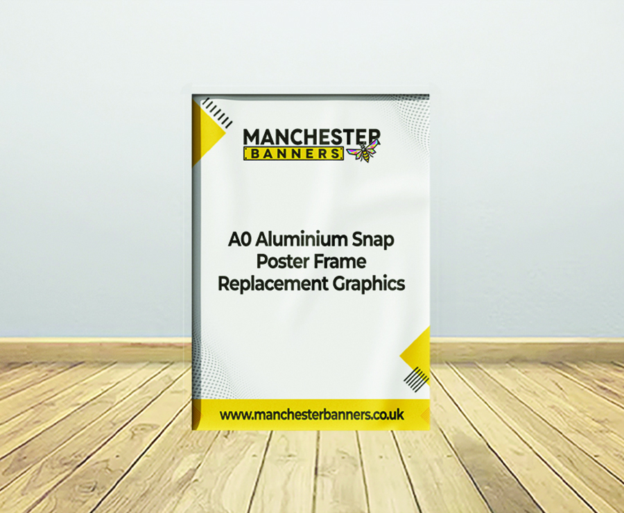 A0 Aluminium Snap Poster Frame Replacement Graphics