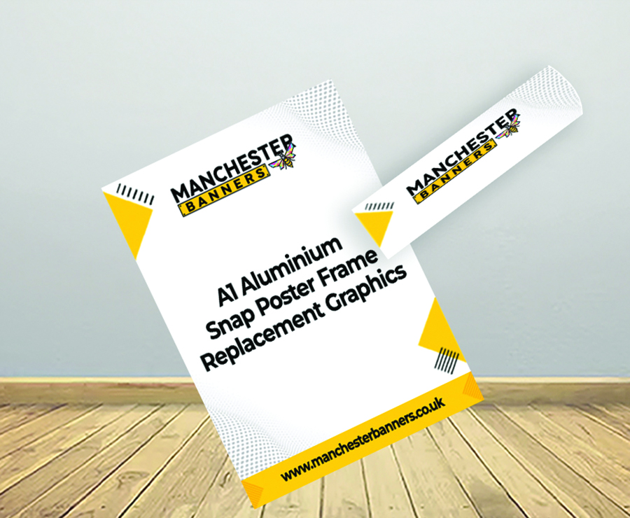 A1 Aluminium Snap Poster Frame Replacement Graphics