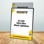A1 LED Ultra Slim Black Lightbox