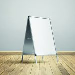 A1 Pavement A-frame Sign Board (Frame Only)
