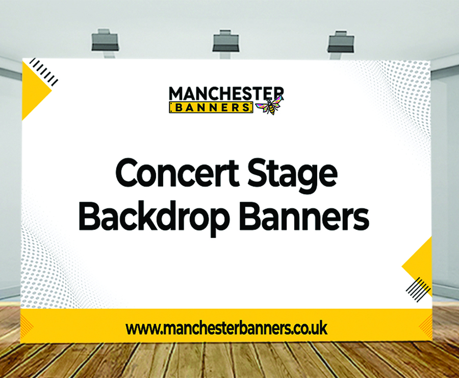 Concert Stage Backdrop Banners