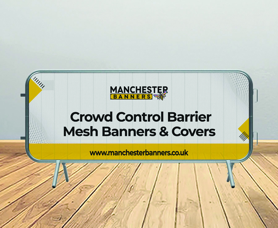 Crowd Control Barrier Mesh Banners & Covers