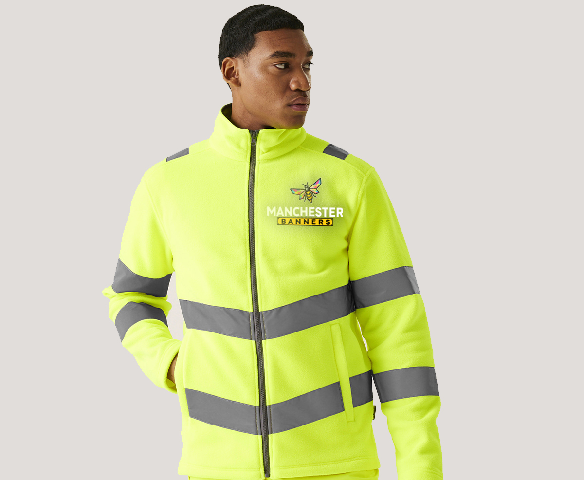 Custom Hi Vis Fleece Top