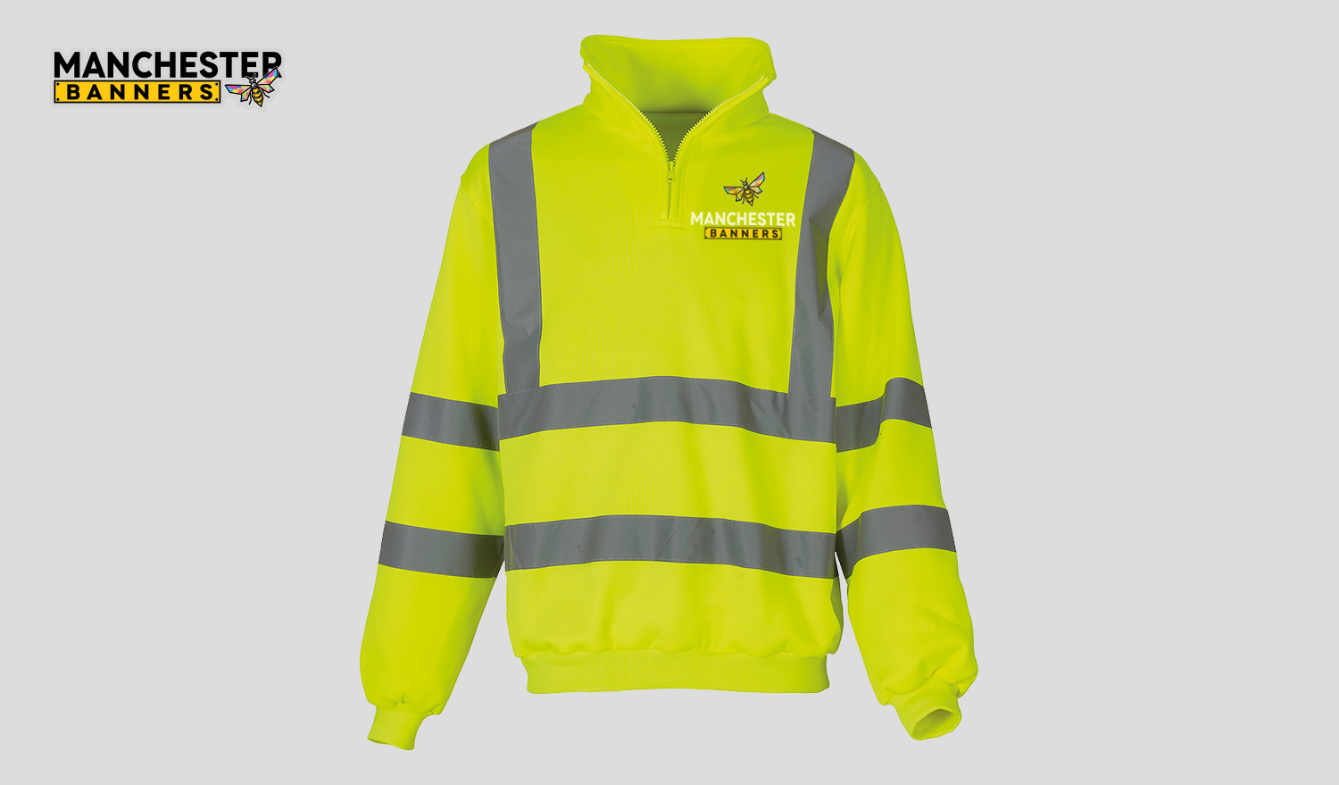 Personalised Hi Vis Hoodie