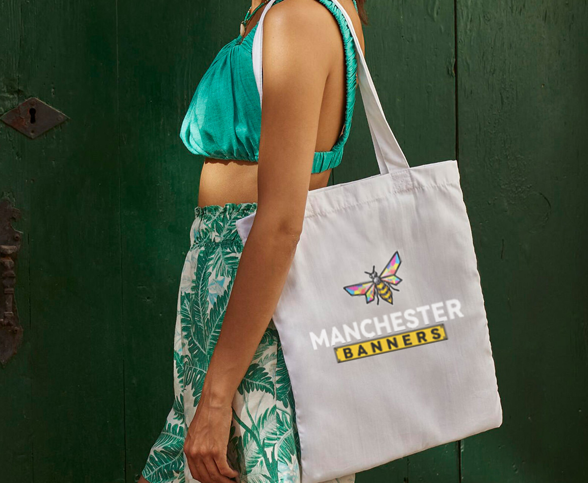 Custom Printed Cotton Shoppers (Long Handle)