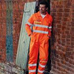 Custom Printed Hi Vis Work Coverall