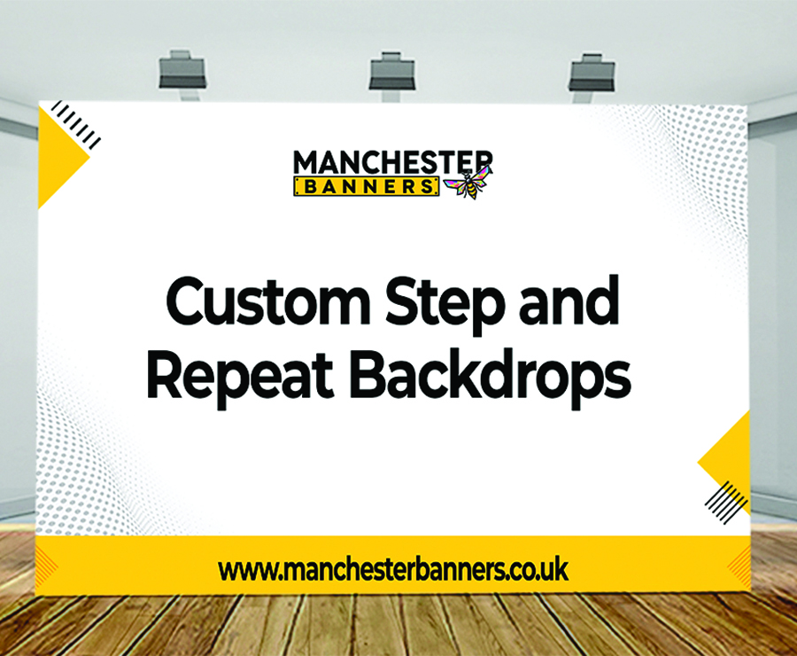 Custom Step and Repeat Backdrops