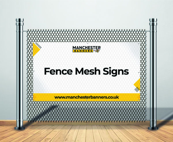 Fence Mesh Signs