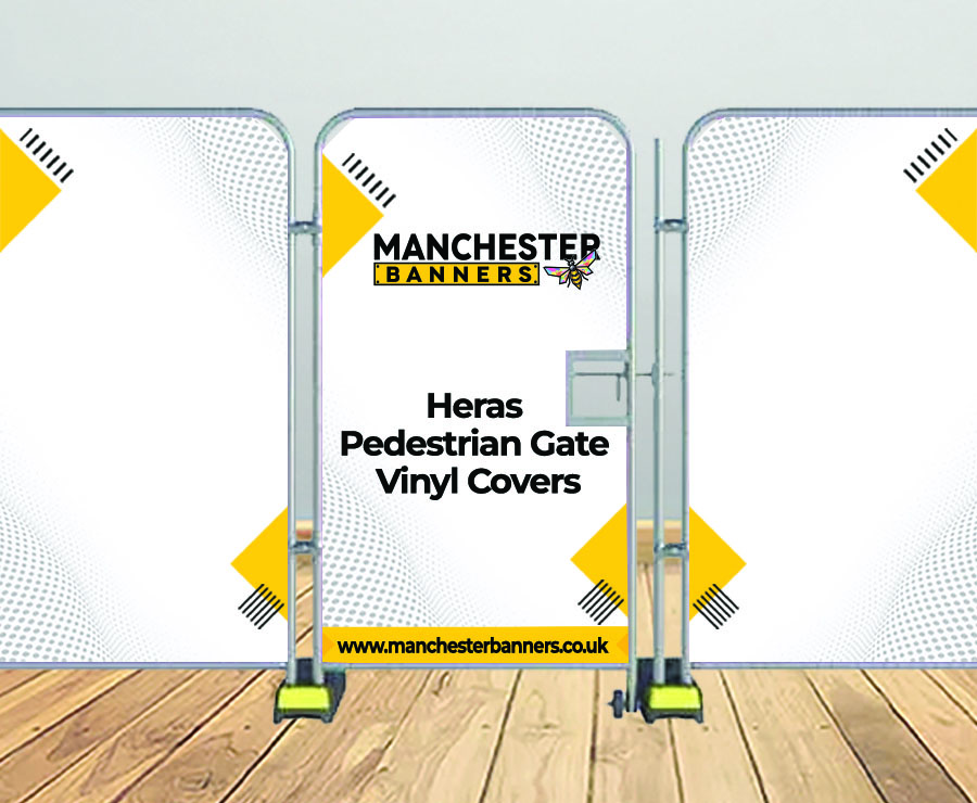 Heras Pedestrian Gate Vinyl Covers