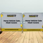 Heras Vehicle Gate Mesh Covers