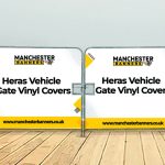 Heras Vehicle Gate Vinyl Covers