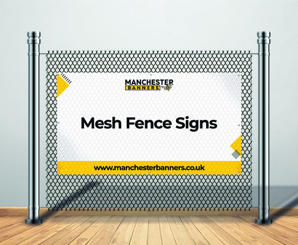 Mesh Fence Signs