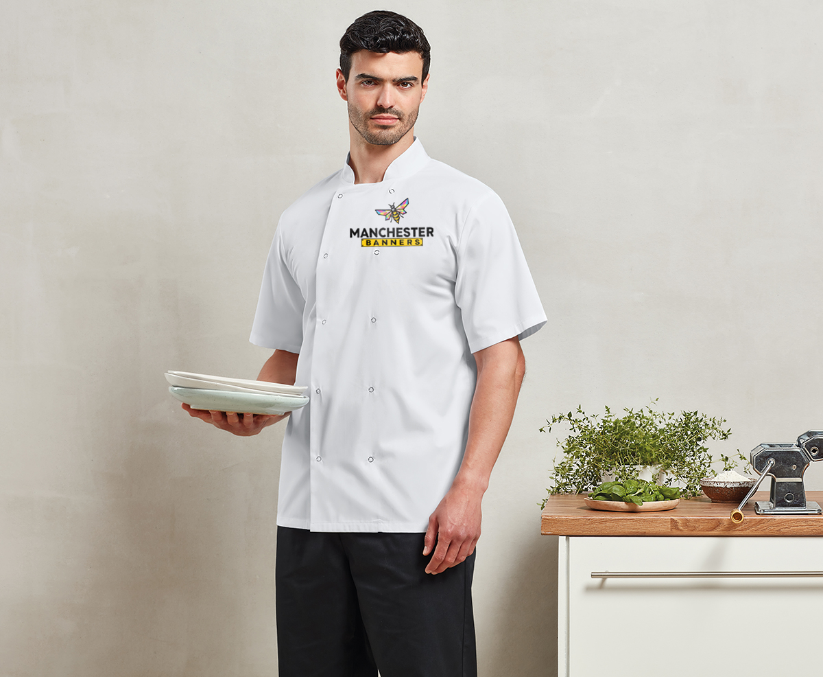 Personalised Chef Short Sleeve Jackets