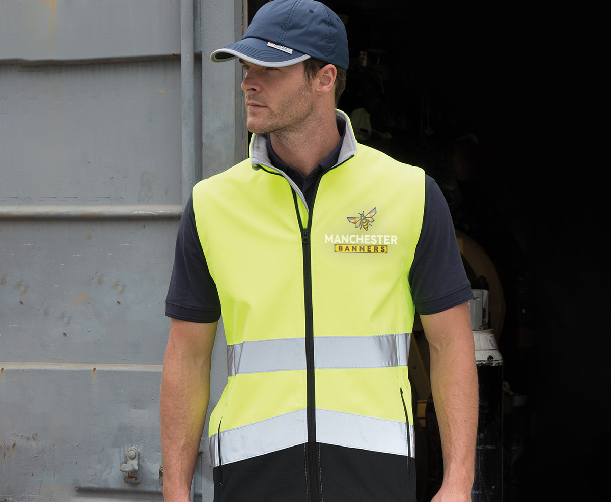 Personalised Hi Vis Safety Gillet