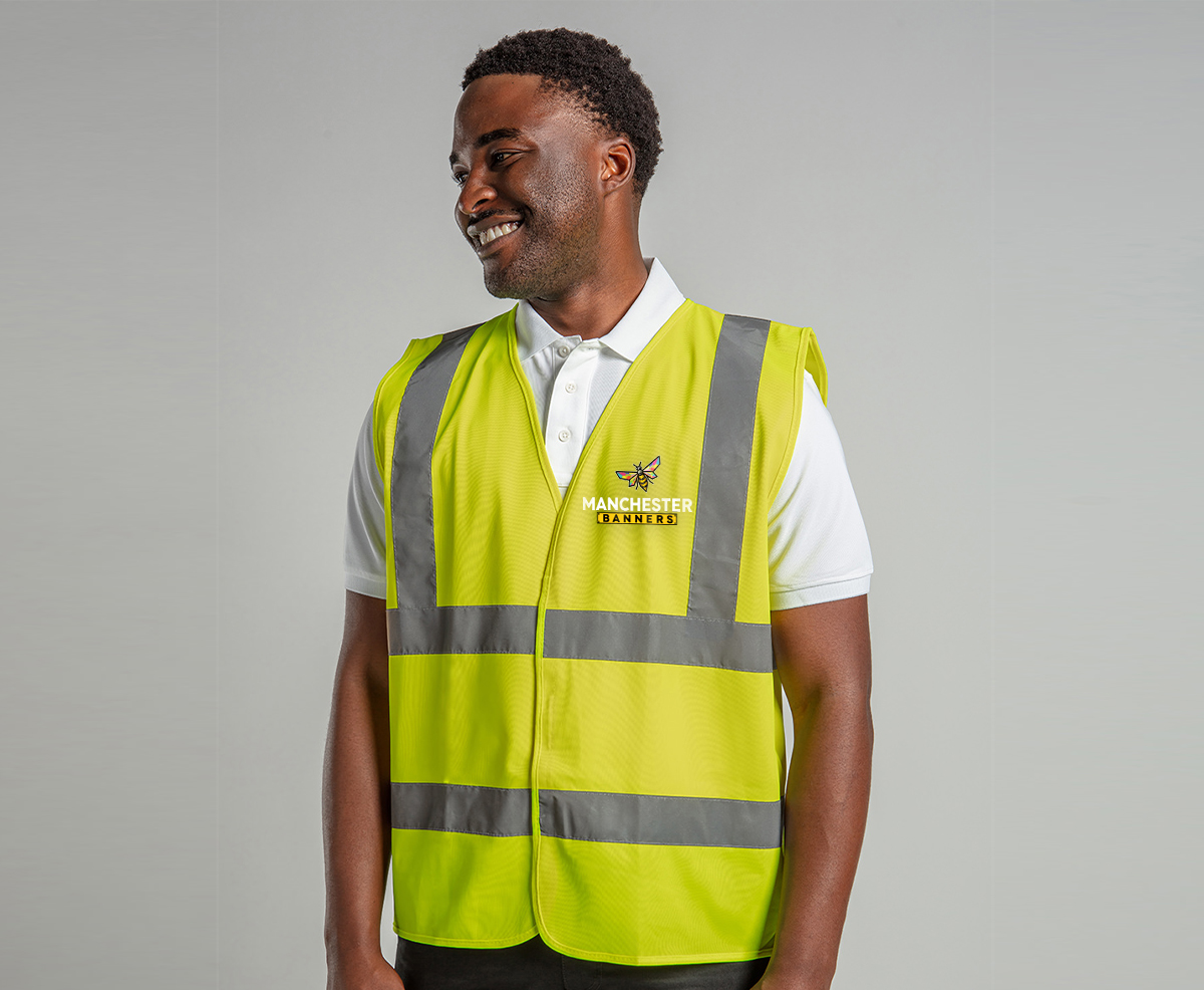 Personalised Hi Vis Waistcoat Jacket