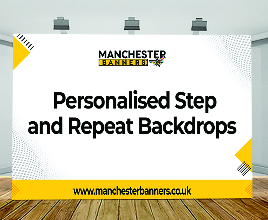 Personalised Step and Repeat Backdrops
