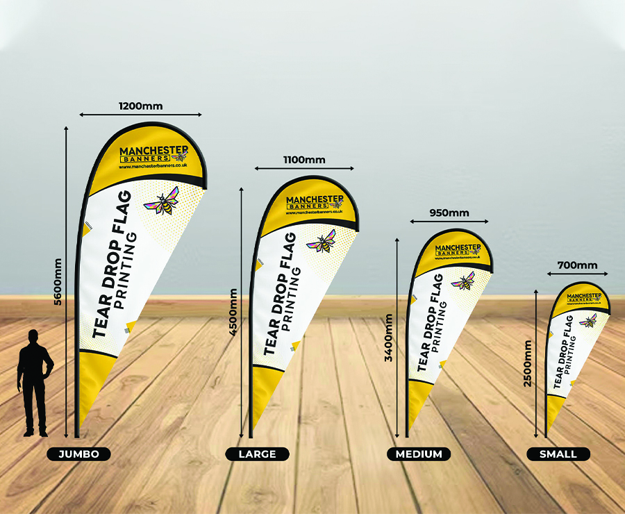 Tear Drop Flags
