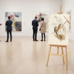 Art Gallery Easel With Printed Board