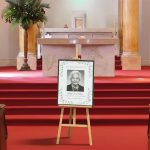 Funeral Memorial Easel With Printed Sign