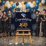Graduation Easel With Printed Sign