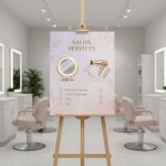 Presentation Stand With Printed Sign
