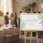 Reception Board Holder With Printed Board