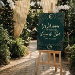 Wedding Wooden Easel With Printed Sign
