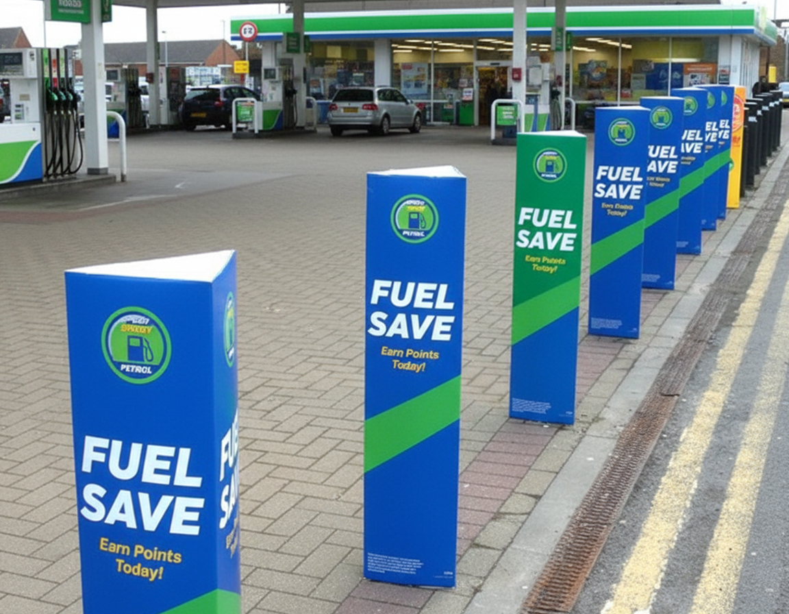 Petrol Station Bollard Covers