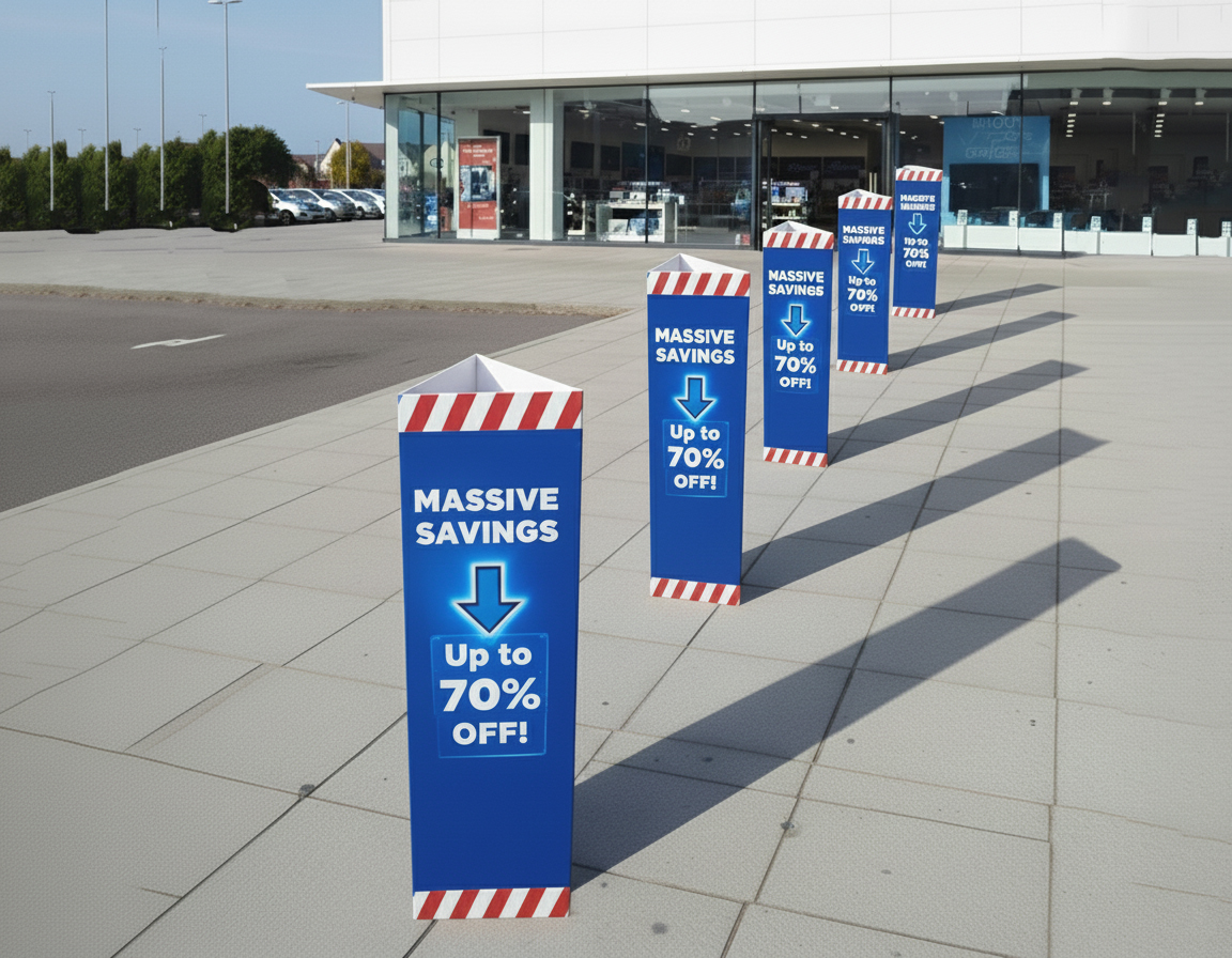Triangle Bollard Covers