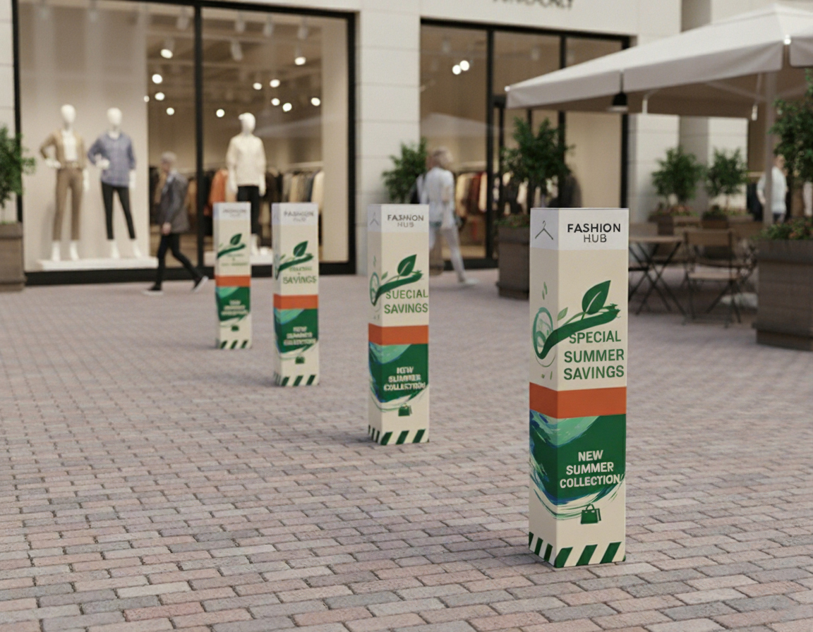Retail Park Bollard Covers
